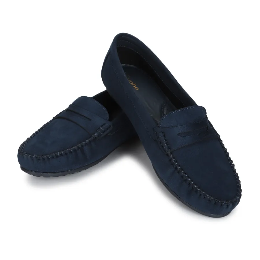 Bliss Casual Striped Suede