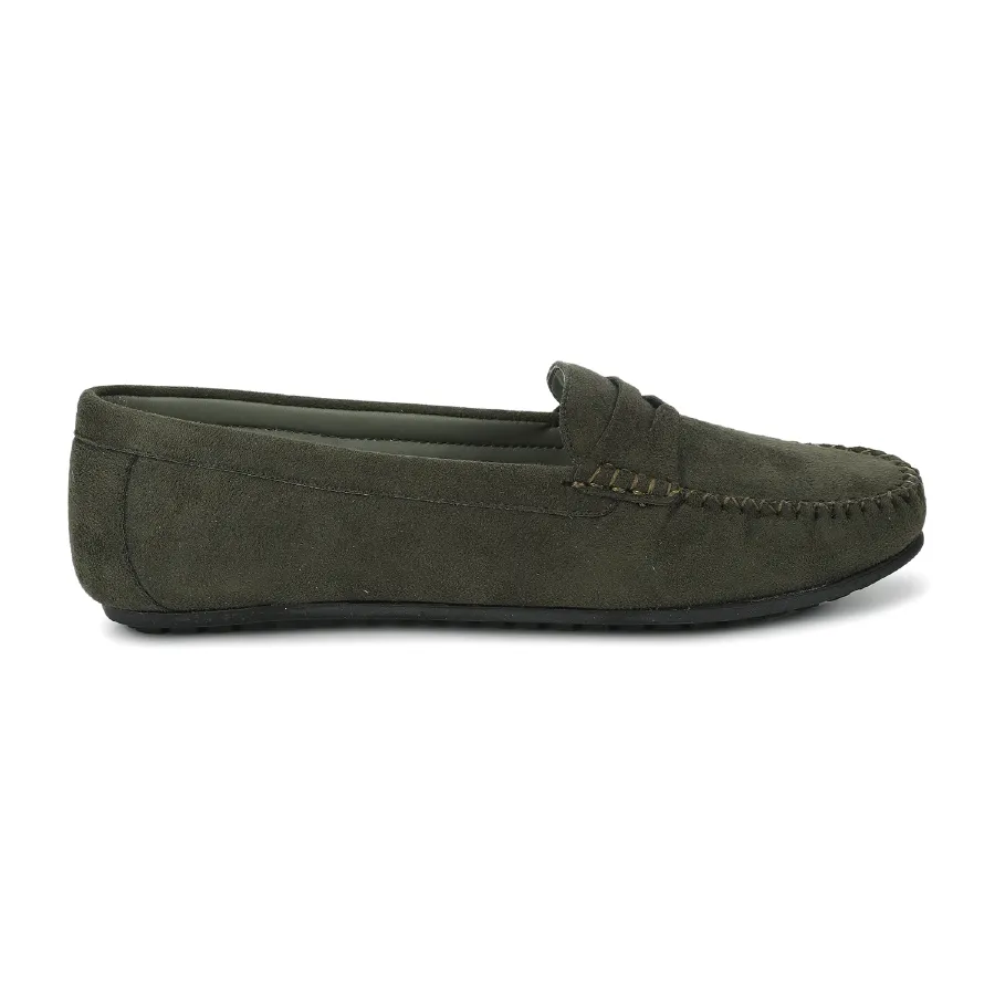 Bliss Casual Striped Suede