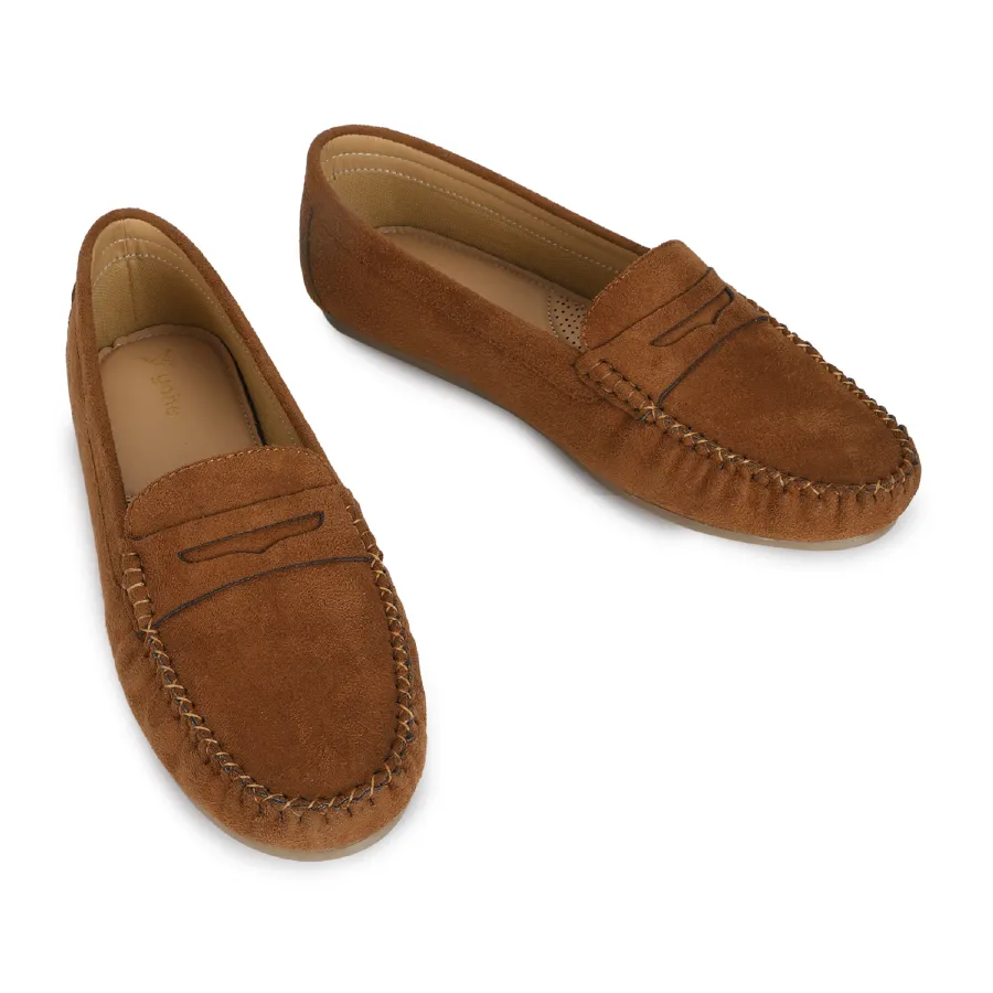 Bliss Casual Striped Suede