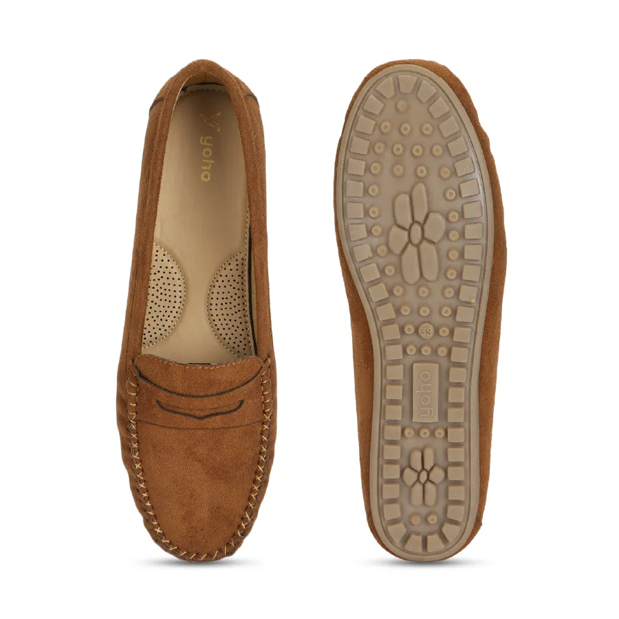 Bliss Casual Striped Suede
