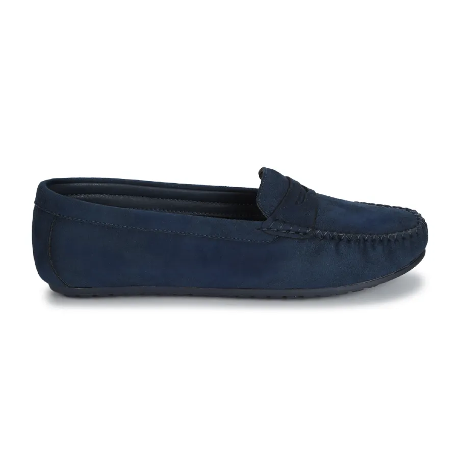 Bliss Casual Striped Suede