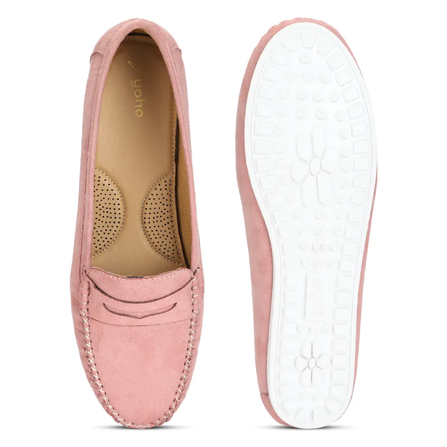 Bliss Casual Striped Suede