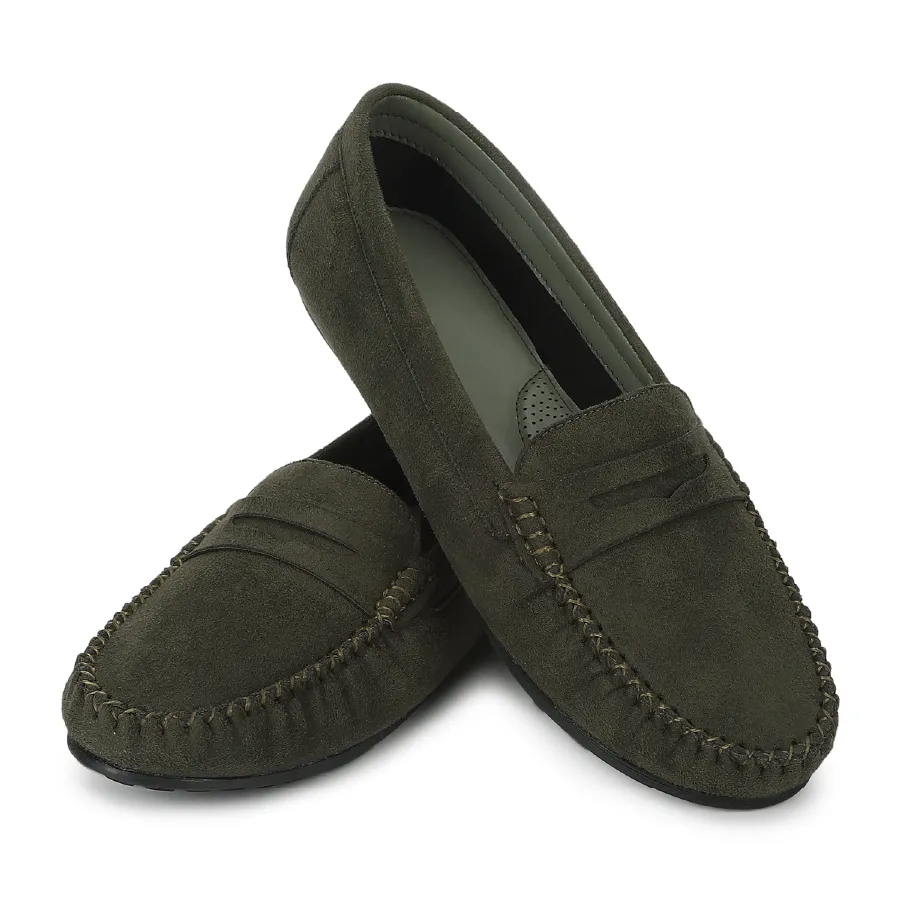 Bliss Casual Striped Suede