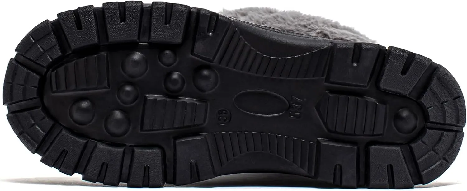 BODATU Boys Snow Boots Outdoor Waterproof Winter Kids Shoes