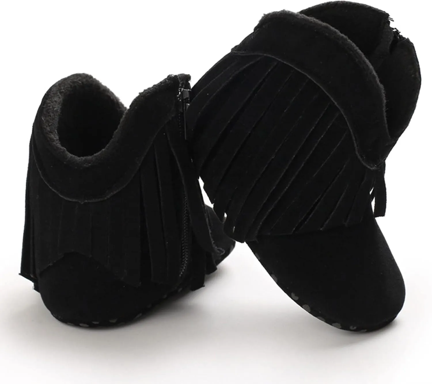 Boys Girls ?aterproof ?ombat Boots Lace Up Side Zipper Ankle Booties Flat Bottom Non Slip Outdoor Cowboy Boots