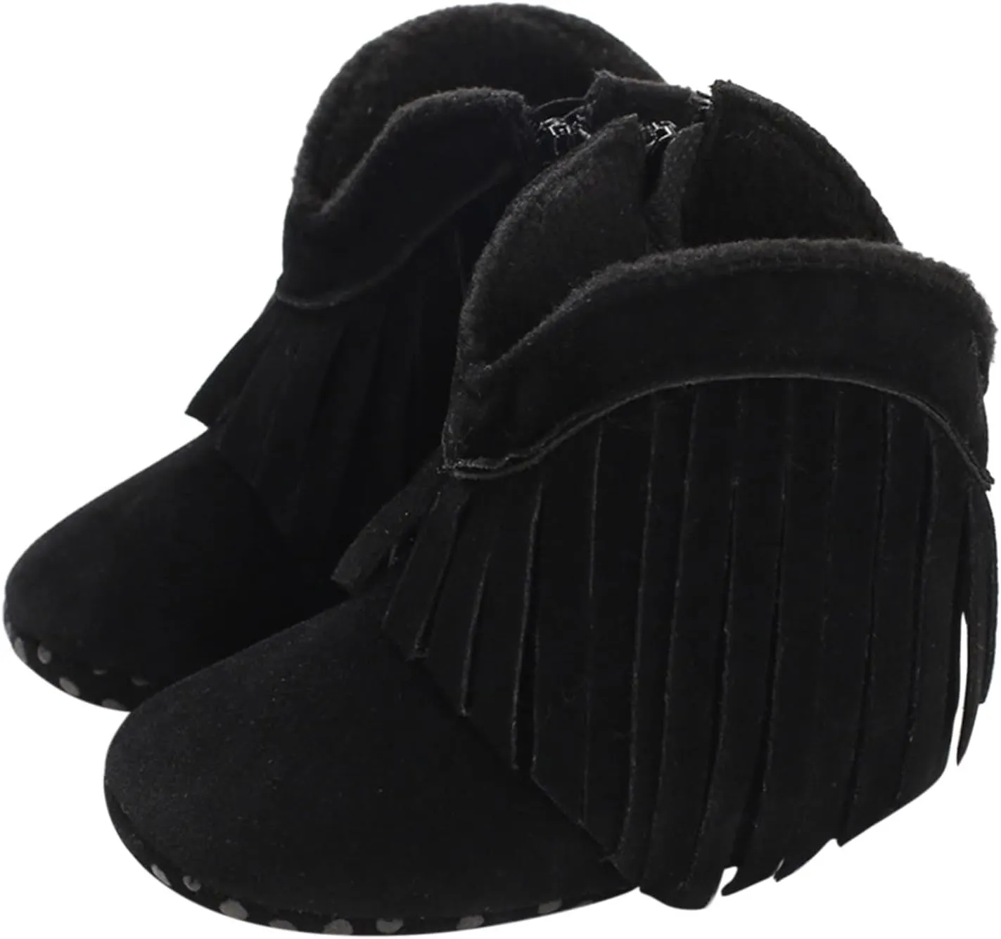 Boys Girls ?aterproof ?ombat Boots Lace Up Side Zipper Ankle Booties Flat Bottom Non Slip Outdoor Cowboy Boots