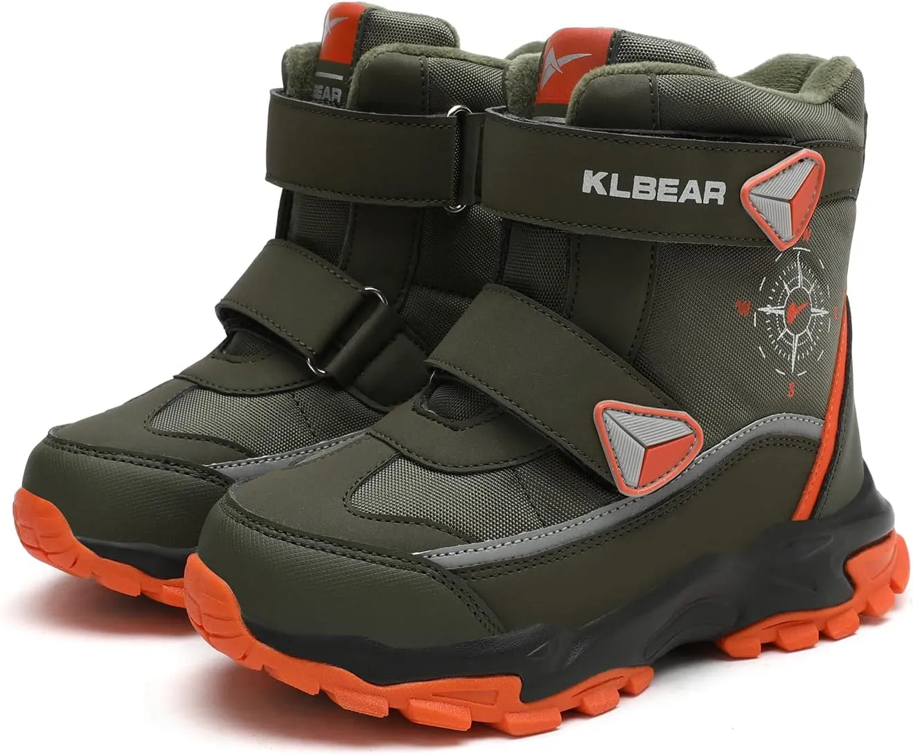 Boys Girls Snow Boots Winter Warm Waterproof Slip Resistant Cold Weather Outdoor Boots Kids Shoes