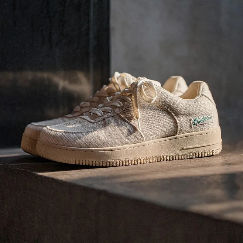 Breathable Casual Linen Embroidery Shoes