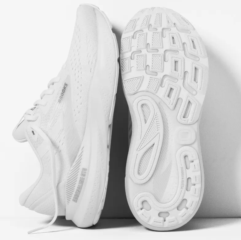 Brooks Women's Adrenaline GTS 24 Sneakers White/ Oyster/ Alloy