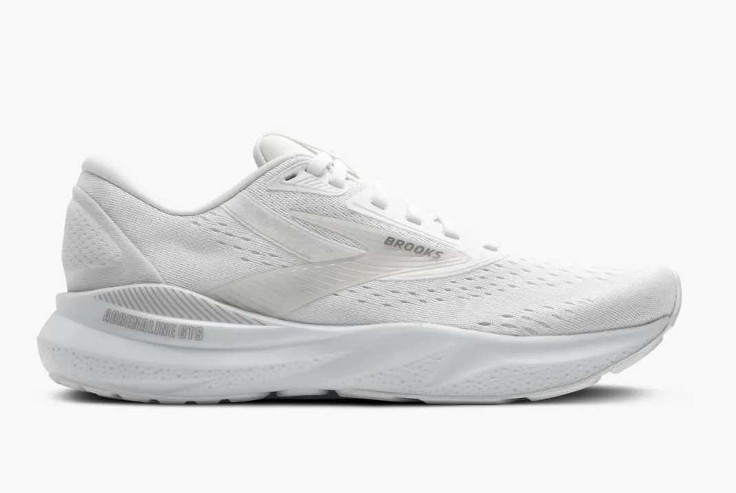 Brooks Women's Adrenaline GTS 24 Sneakers White/ Oyster/ Alloy