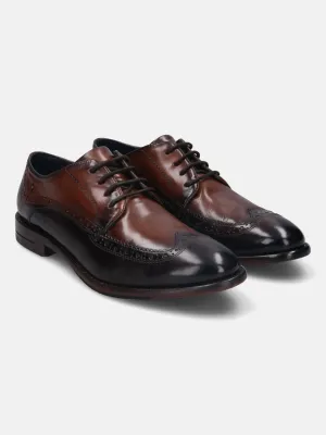 bugatti Brown And Taupe Brogue