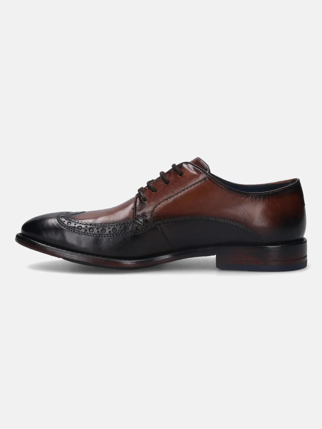 bugatti Brown And Taupe Brogue