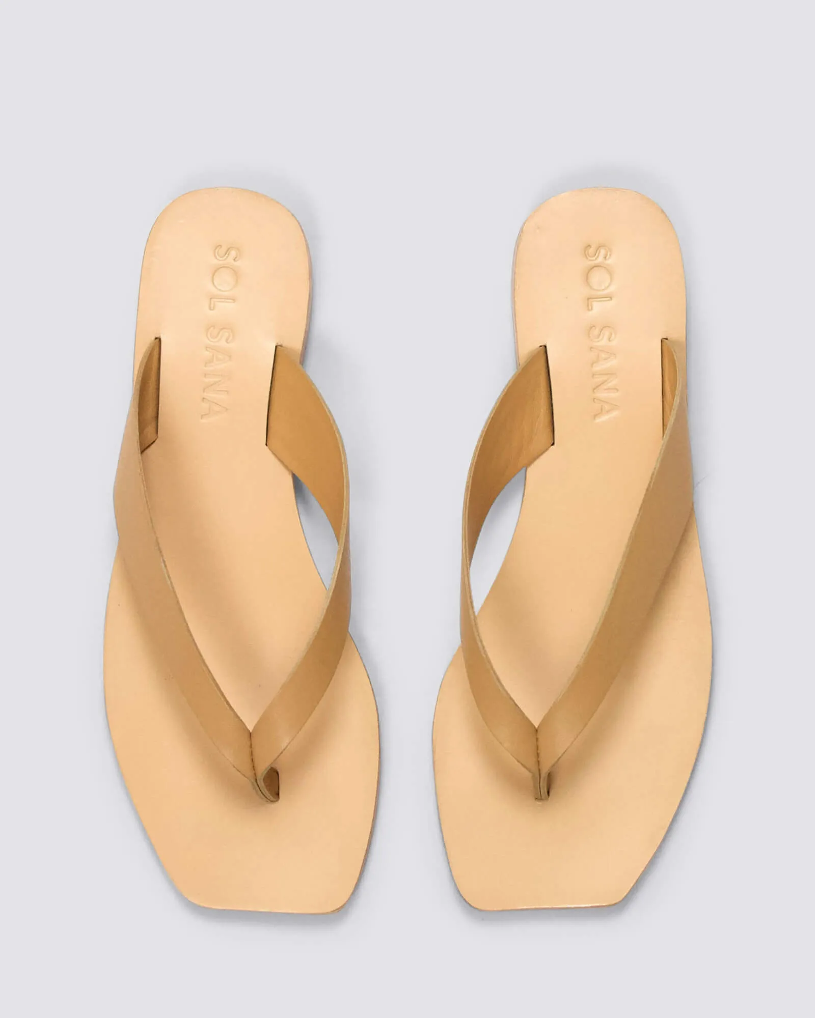 CALA LIONGA SANDALS TAN LEATHER