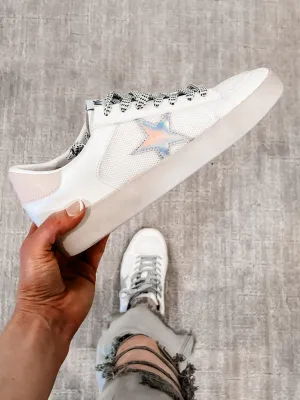 Candace Holographic Star Sneakers