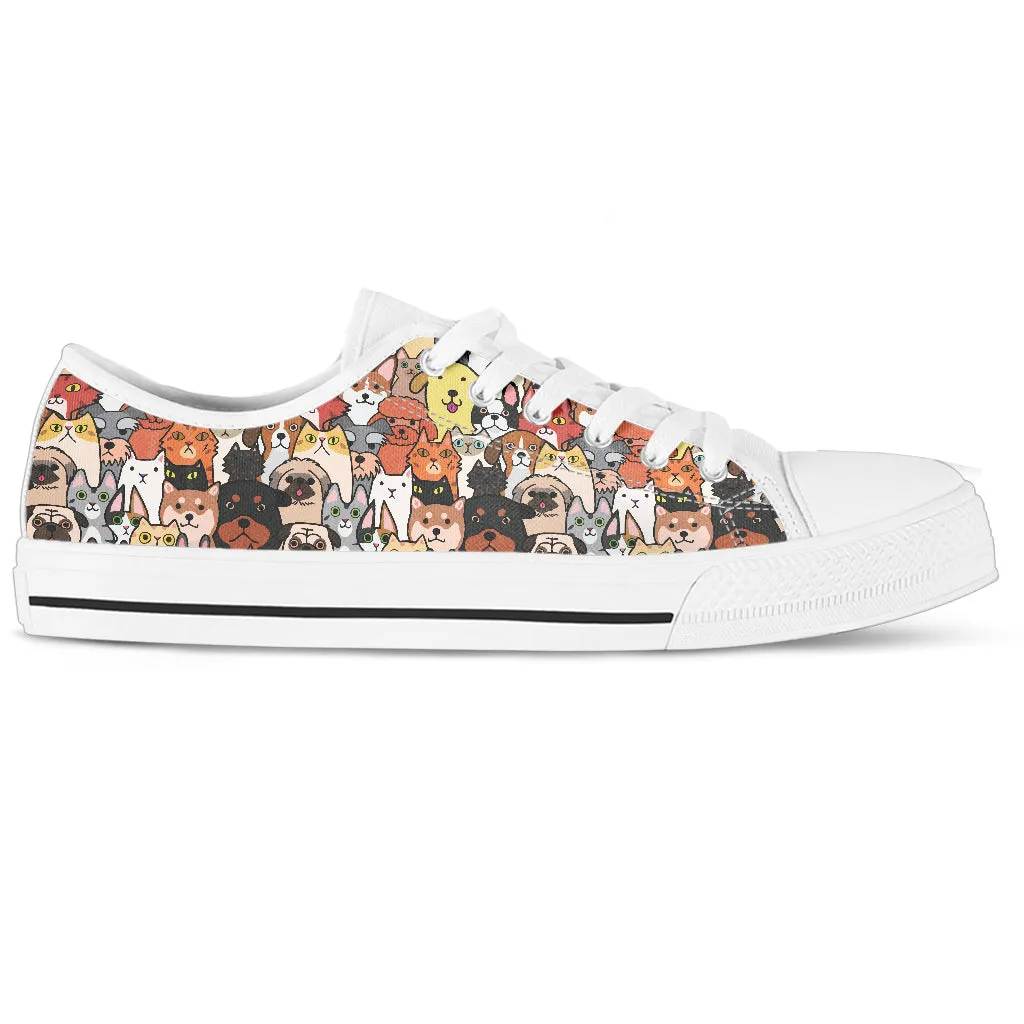 Cani e Gatti  Women's Low Top Sneakers