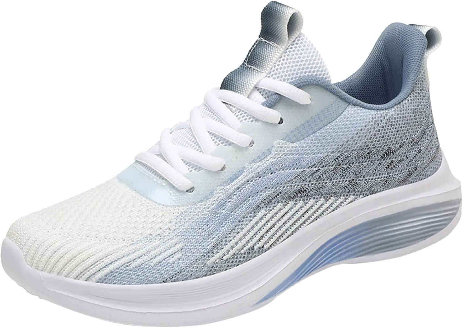 Casual Walking Shoes Men Casual Shoes New Pattern Color Matching Couple Lightweight and Non Slip Lace Up Mesh
