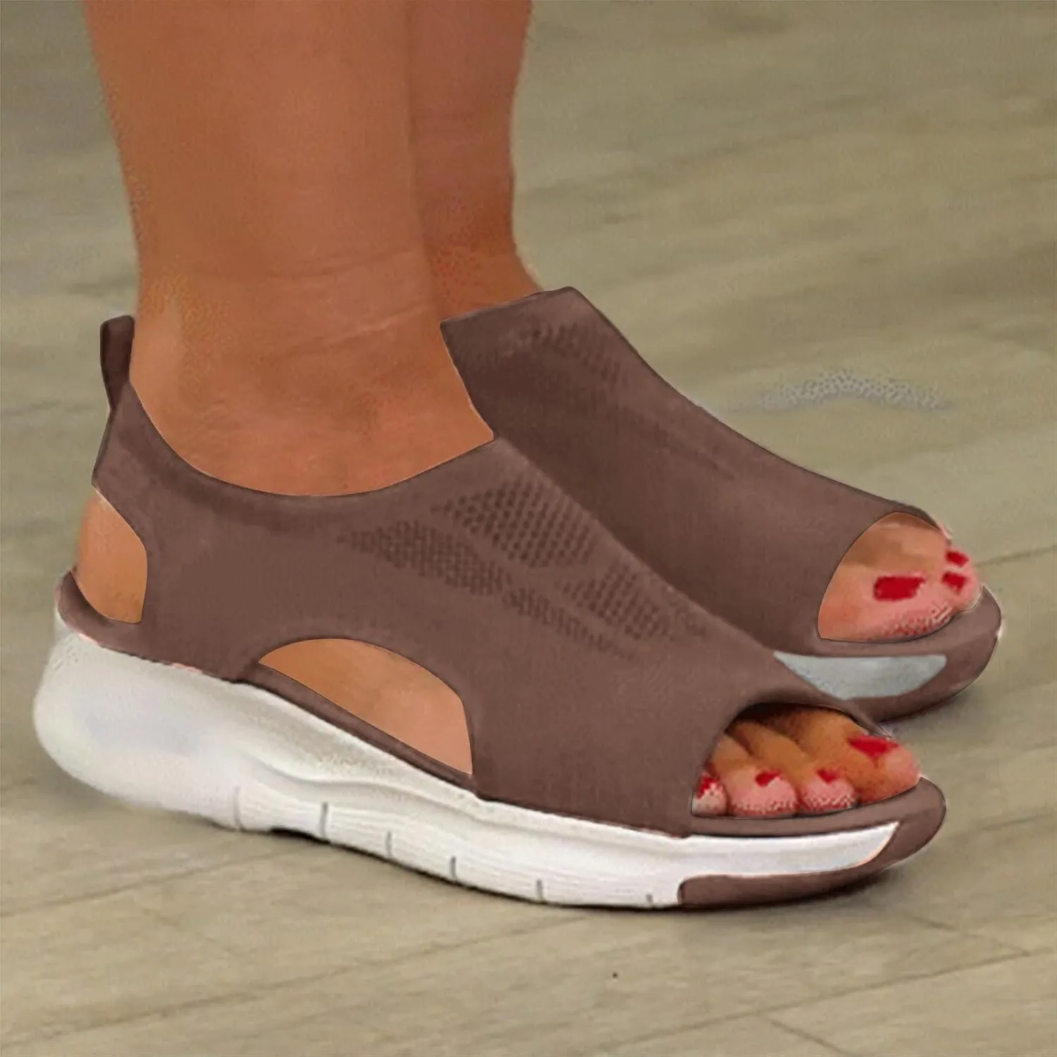 Cathalem Sandals Women Comfortable Open Toe Shoes Beach Sandals, Sports Sandals for Women
