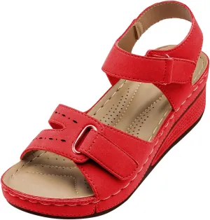 Cathalem Sandals Women Comfortable Womens Walking Sandals with Arch Support Anti-Slip Comfortable Sandals Casual Flip Flops