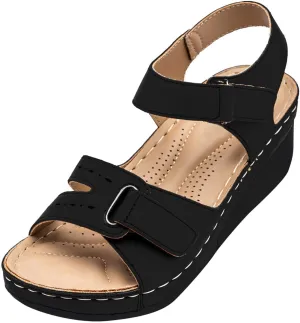 Cathalem Sandals Women Dressy Summer,Womens Walking Sandals with Arch Support Anti-Slip Comfortable Sandals