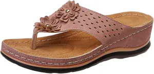 Cathalem Summer Sandals for Women 2024 Womens Walking Sandals with Arch Support Anti-Slip Comfortable Sandals