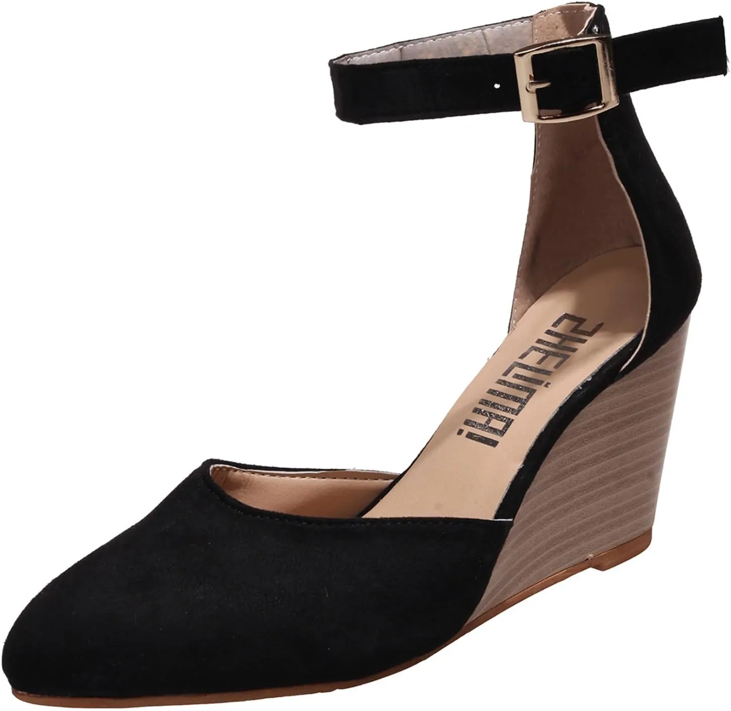 Cathalem Wedge Sandals for Womens Summer 2024 Closed Toe Sandals Women Casual Ankle Strap Closed Toe Espadrilles