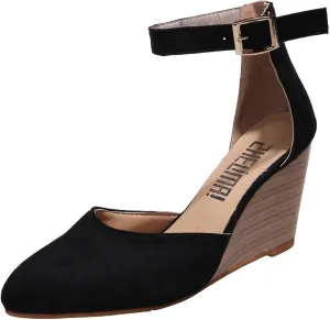 Cathalem Wedge Sandals for Womens Summer 2024 Closed Toe Sandals Women Casual Ankle Strap Closed Toe Espadrilles