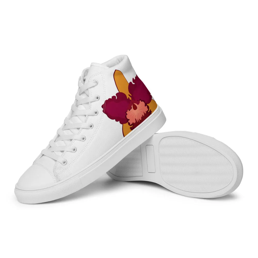 Cattleya Men’s high top canvas shoes