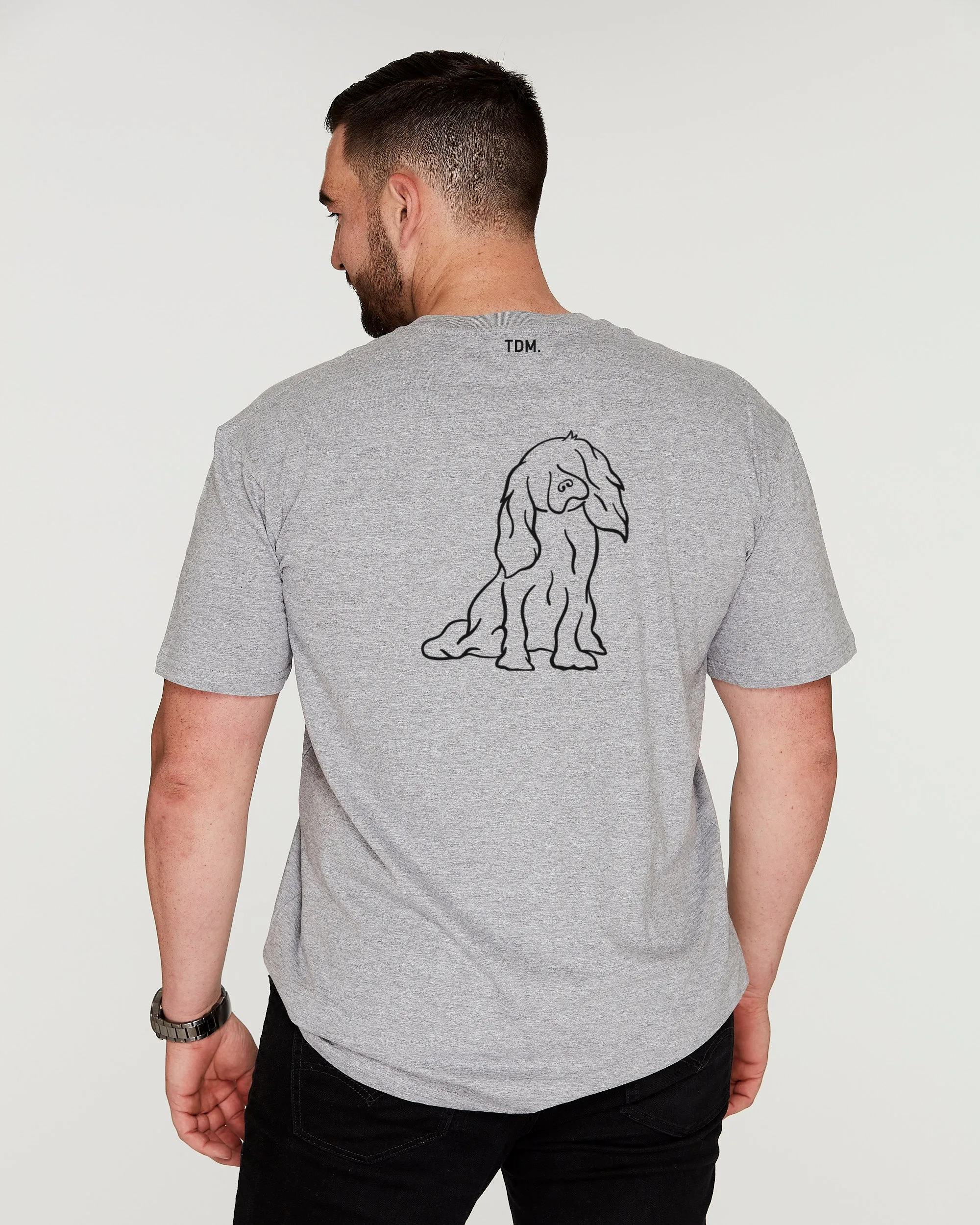 Cavalier King Charles Dad Illustration: T-Shirt