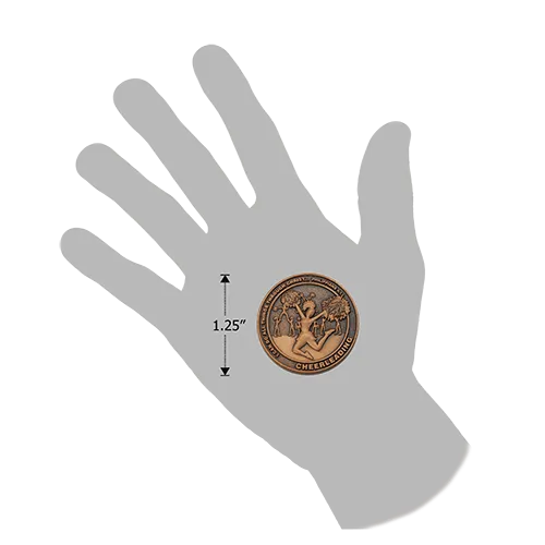 Cheerleading Coin, Christian Sports Coin for Cheer Squad