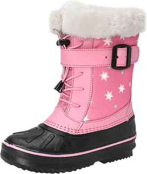 Children Shoes Snow Boots Girls Boys OutdoorBoots Warm Boots With Cotton Snow Boots Big Kids Winter Boot Toddler Girl