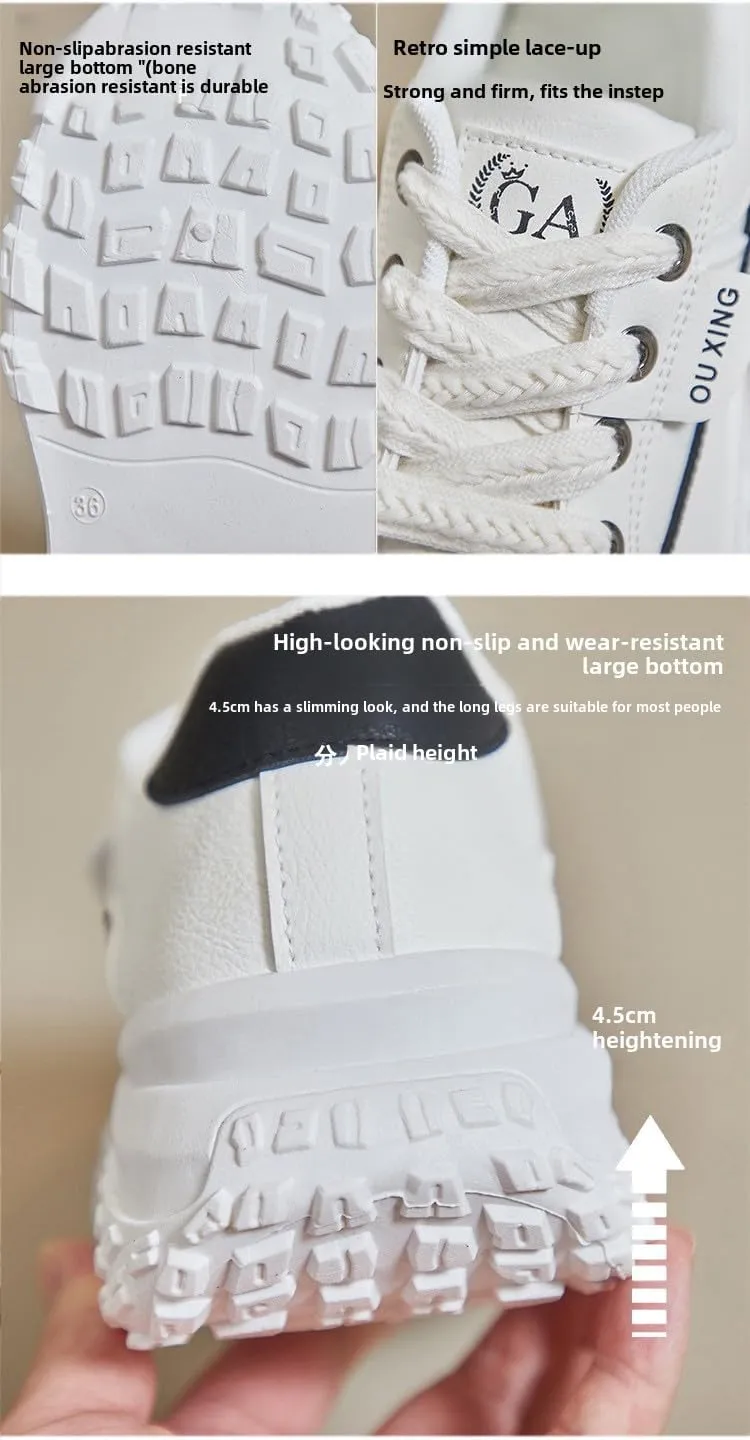 Chunky Sneakers for Women,Platform White Mesh Dad Walking Shoes,Comfortable Breathable Casual Fashion Running Shoes