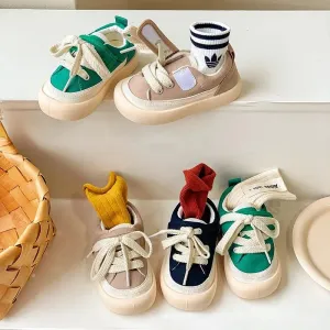 Colorful Kids Canvas Sneakers