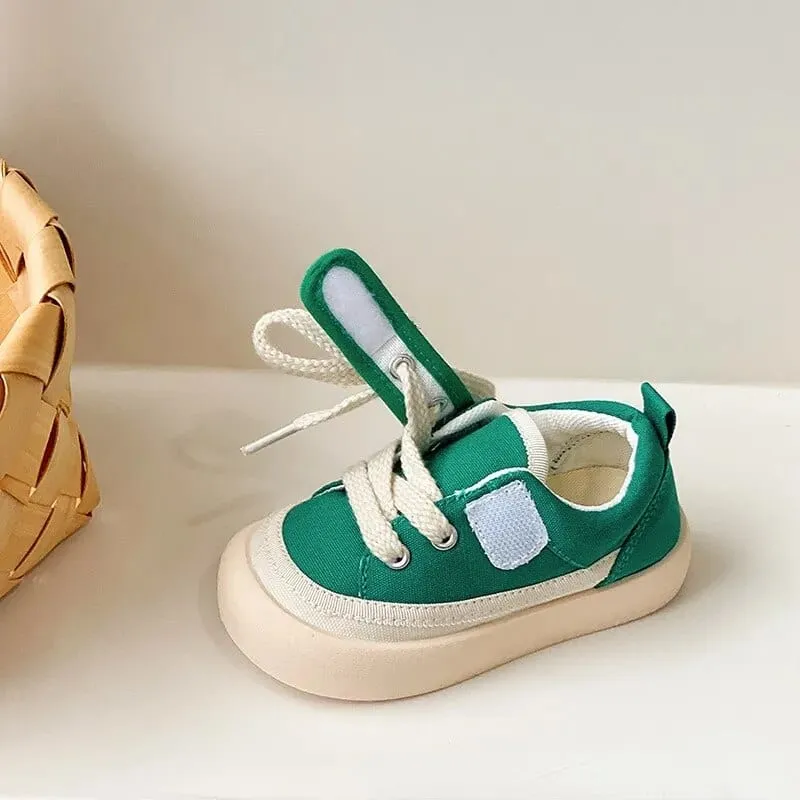 Colorful Kids Canvas Sneakers
