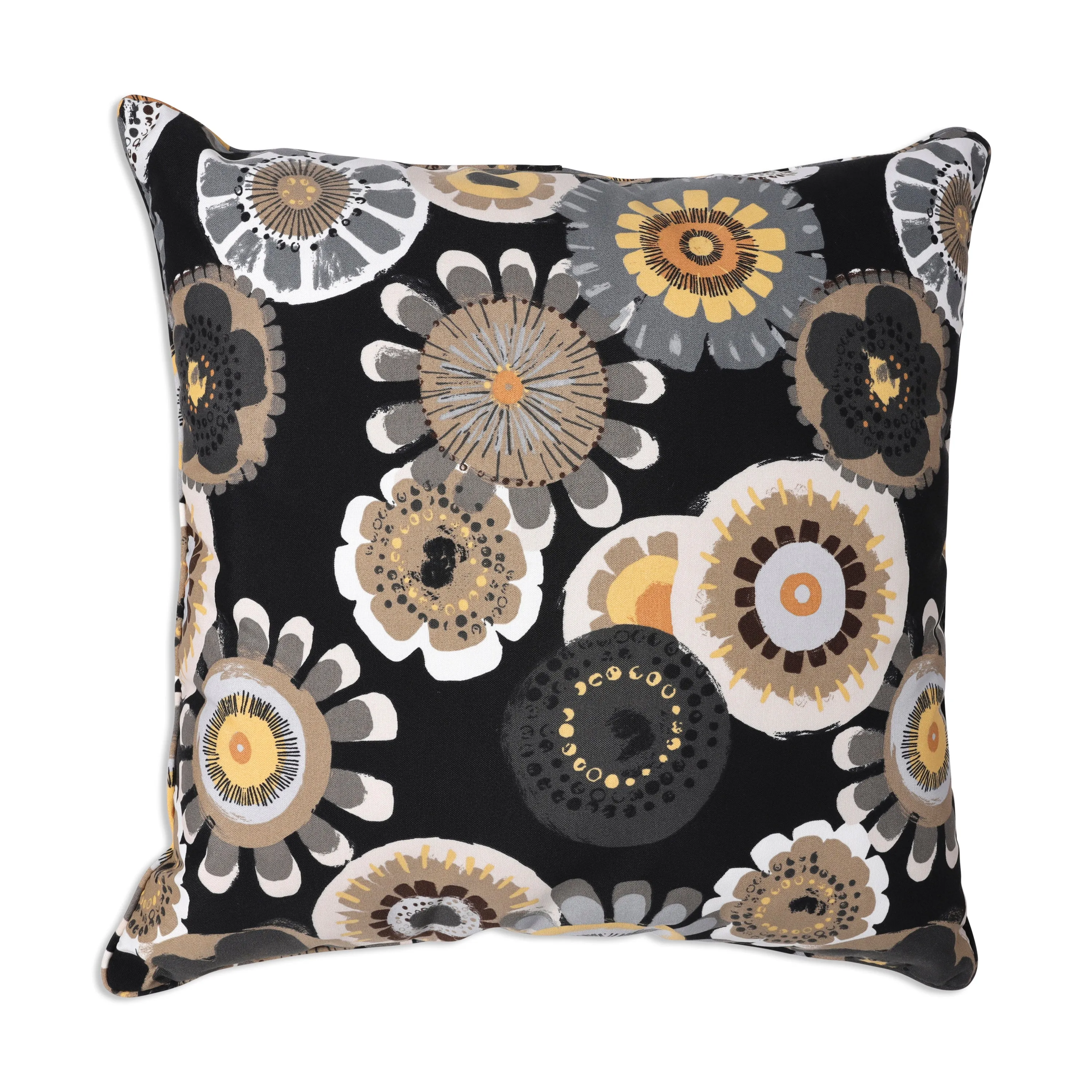 Crosby Ebony 25-Inch Floor Pillow