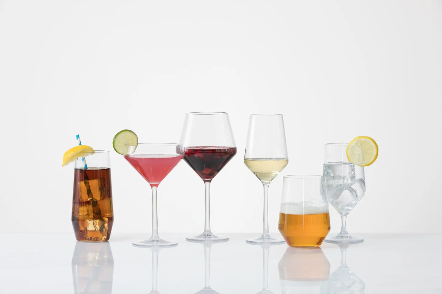 D&V By Fortessa Sole Copolyester Outdoor Drinkware Cabernet Glass, Set of 6