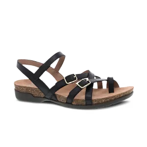 Dansko Roslyn Black Waxy Burnished