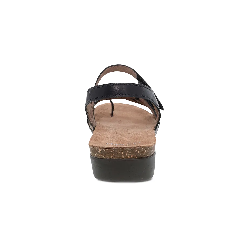 Dansko Roslyn Black Waxy Burnished