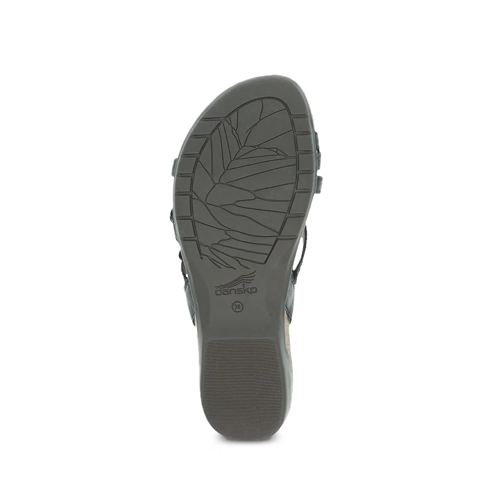 Dansko Roslyn Black Waxy Burnished
