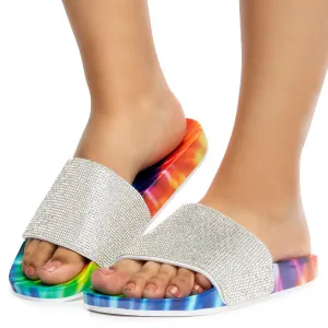 Delma-9 Rhinestone Slides