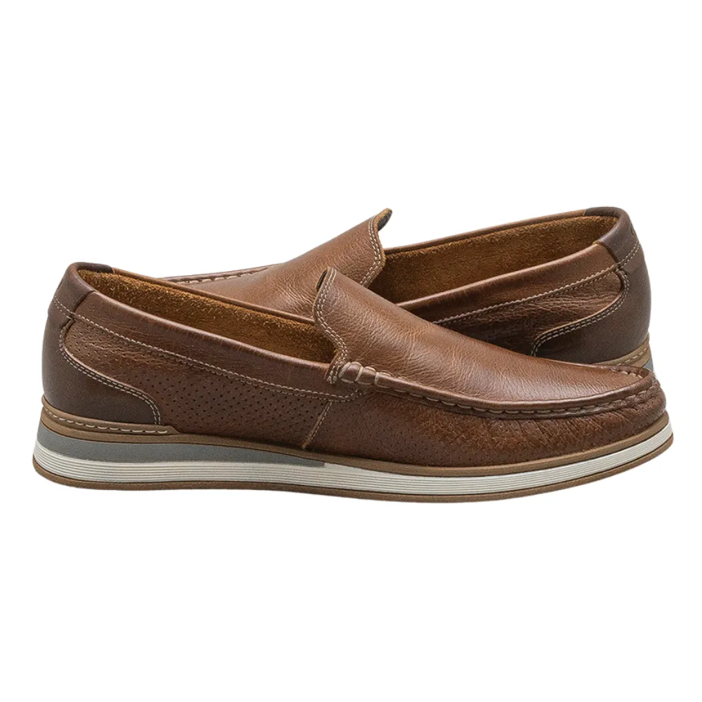 Democrata Flow Cognac/Tobacco Leather Slip-On (Men's)