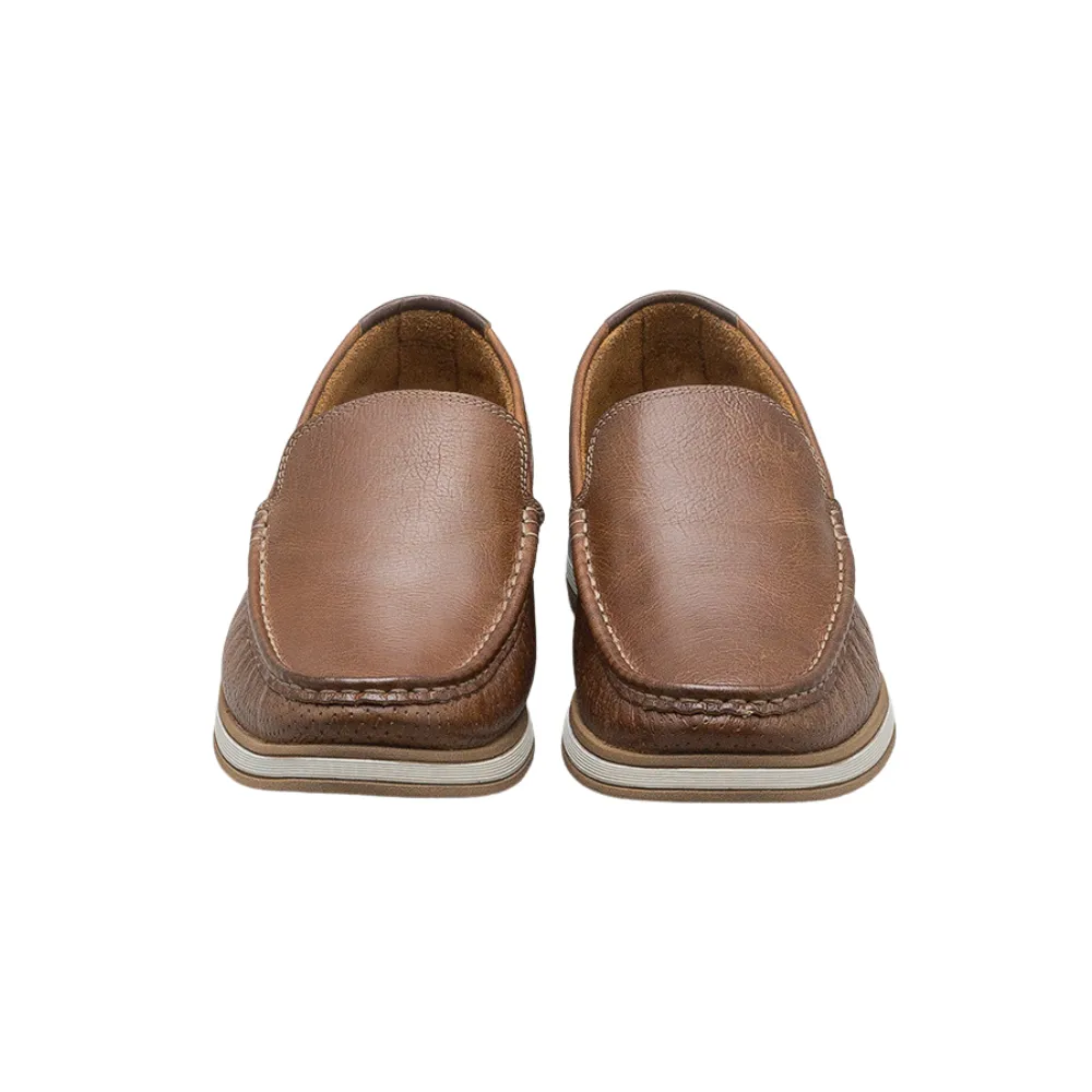 Democrata Flow Cognac/Tobacco Leather Slip-On (Men's)