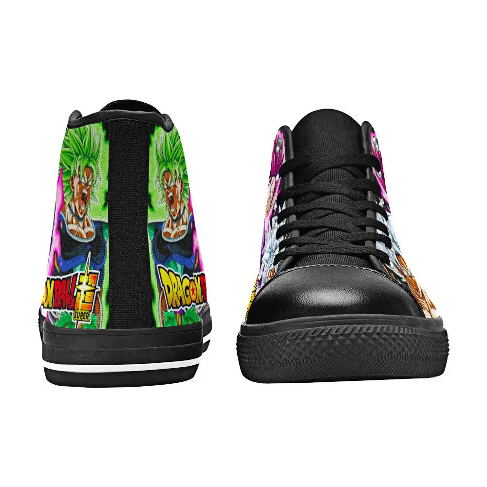Dragon Ball Super Shoes High Top Sneakers for Kids and Adults