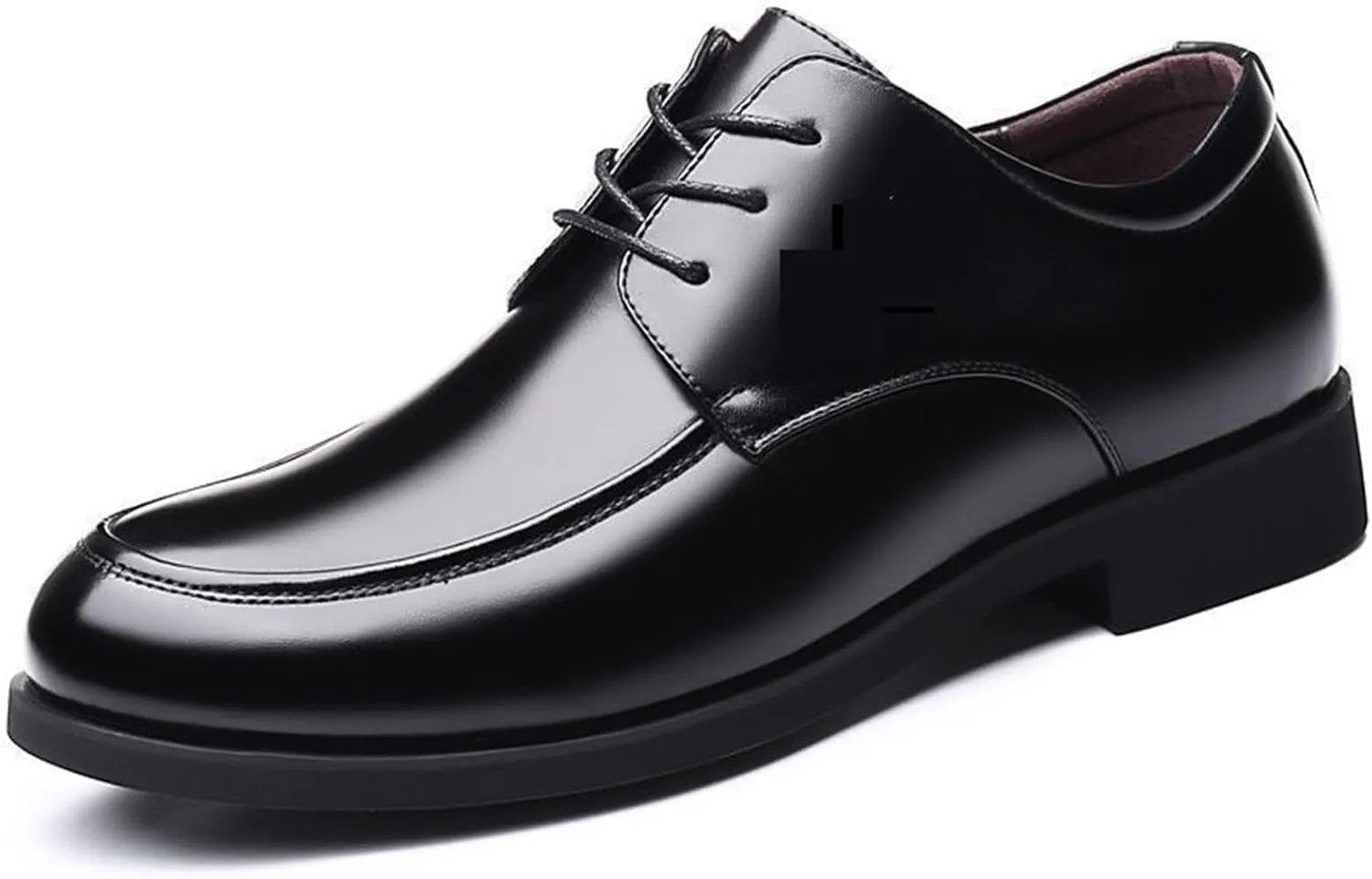 Dress Shoes for Men Men's Black Breathable Casual Leather Shoes Round Head Design for Comfort and Style