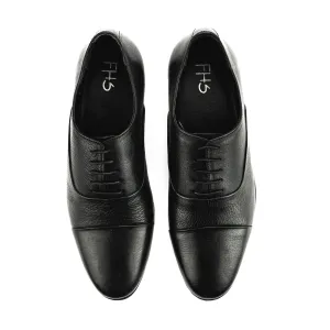 Ebony Panelled Oxford-Black