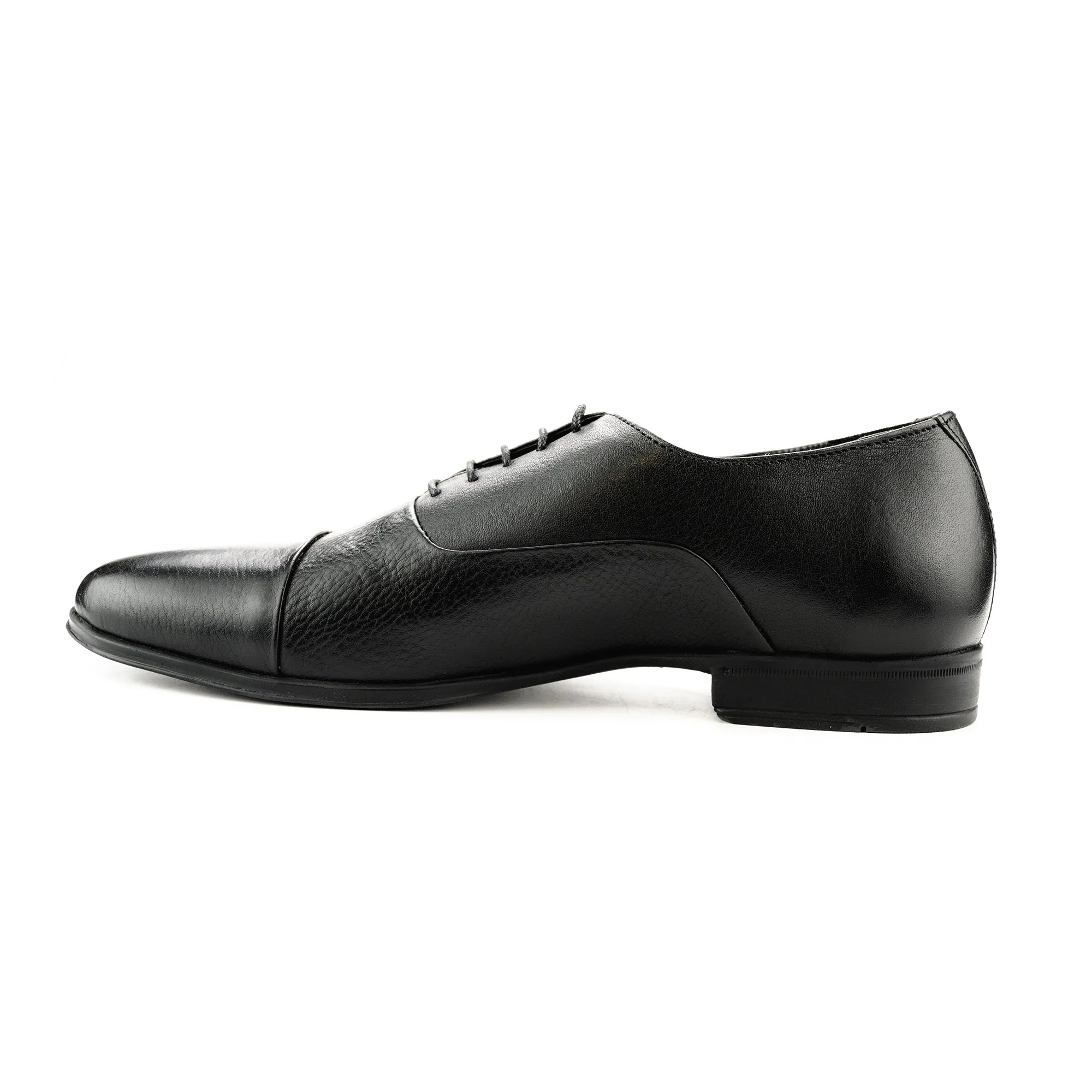 Ebony Panelled Oxford-Black