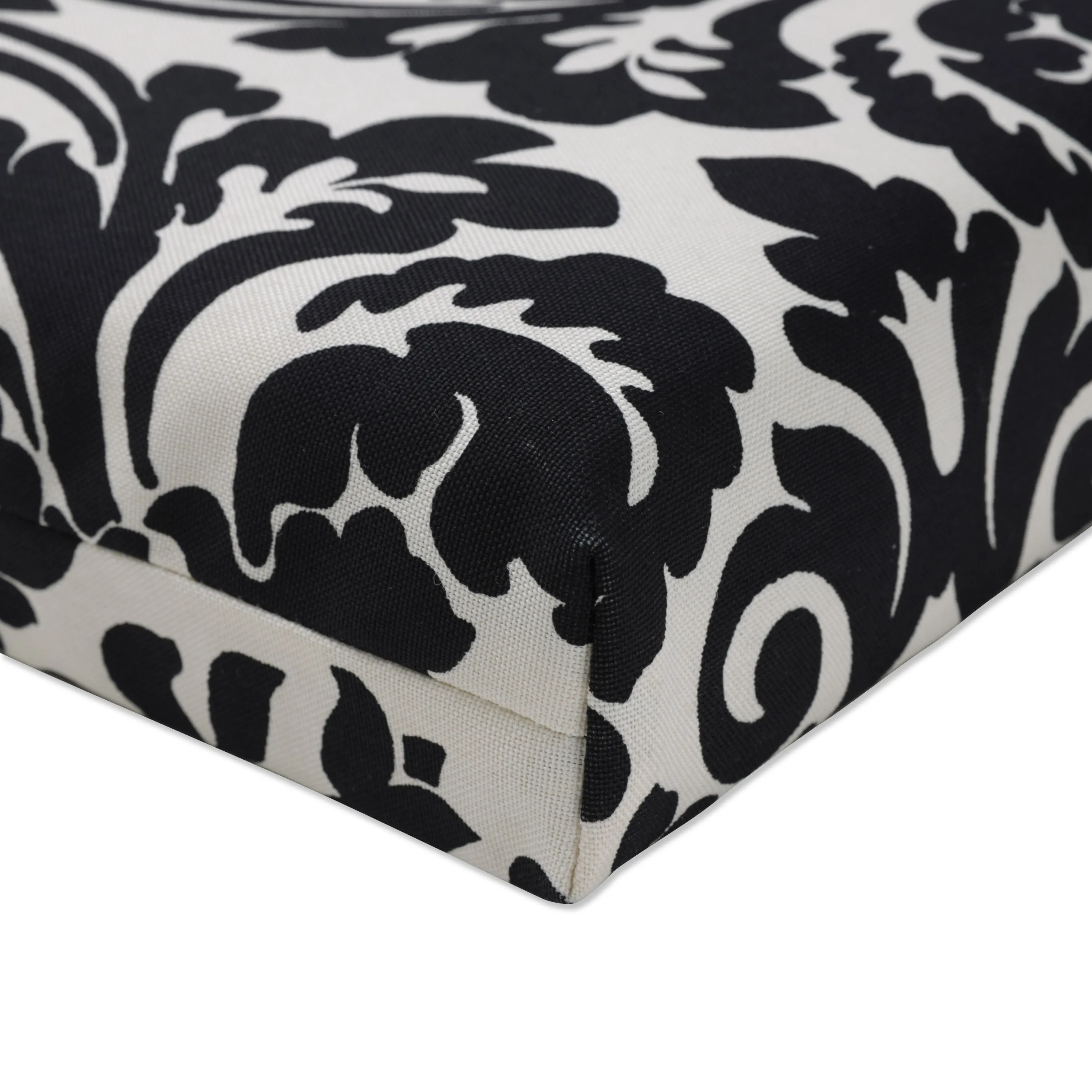 Essence Black/Beige Squared Corners Seat Cushion (Set Of 2)