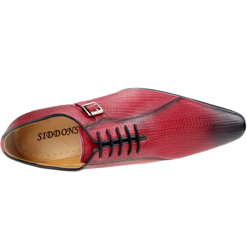 Exquisite Buckle Handmade Men's Oxford Shoes