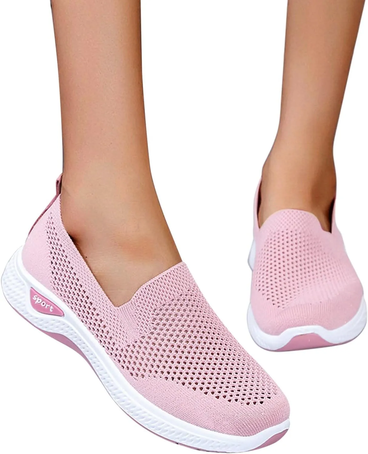 Extra Wide Shoes for Women Casual Walking Work Sneakers Ladies Wide Width Orthopedic Comfort Wear Slip on Sneakers