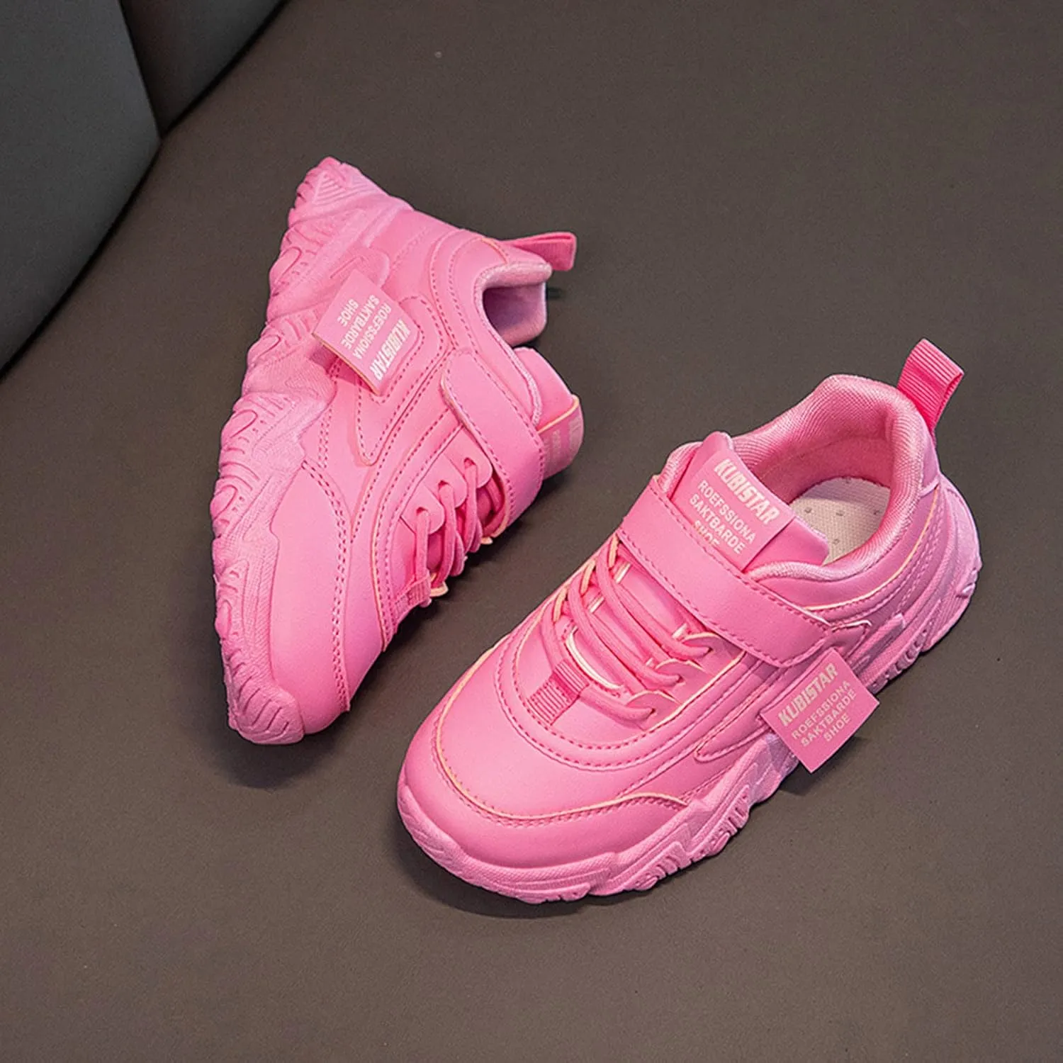 Fashion Kids' Flat Shoes Boys Girls Lightweight Fashion Sneakers Low Top Casual School Walking Tennis Shoes