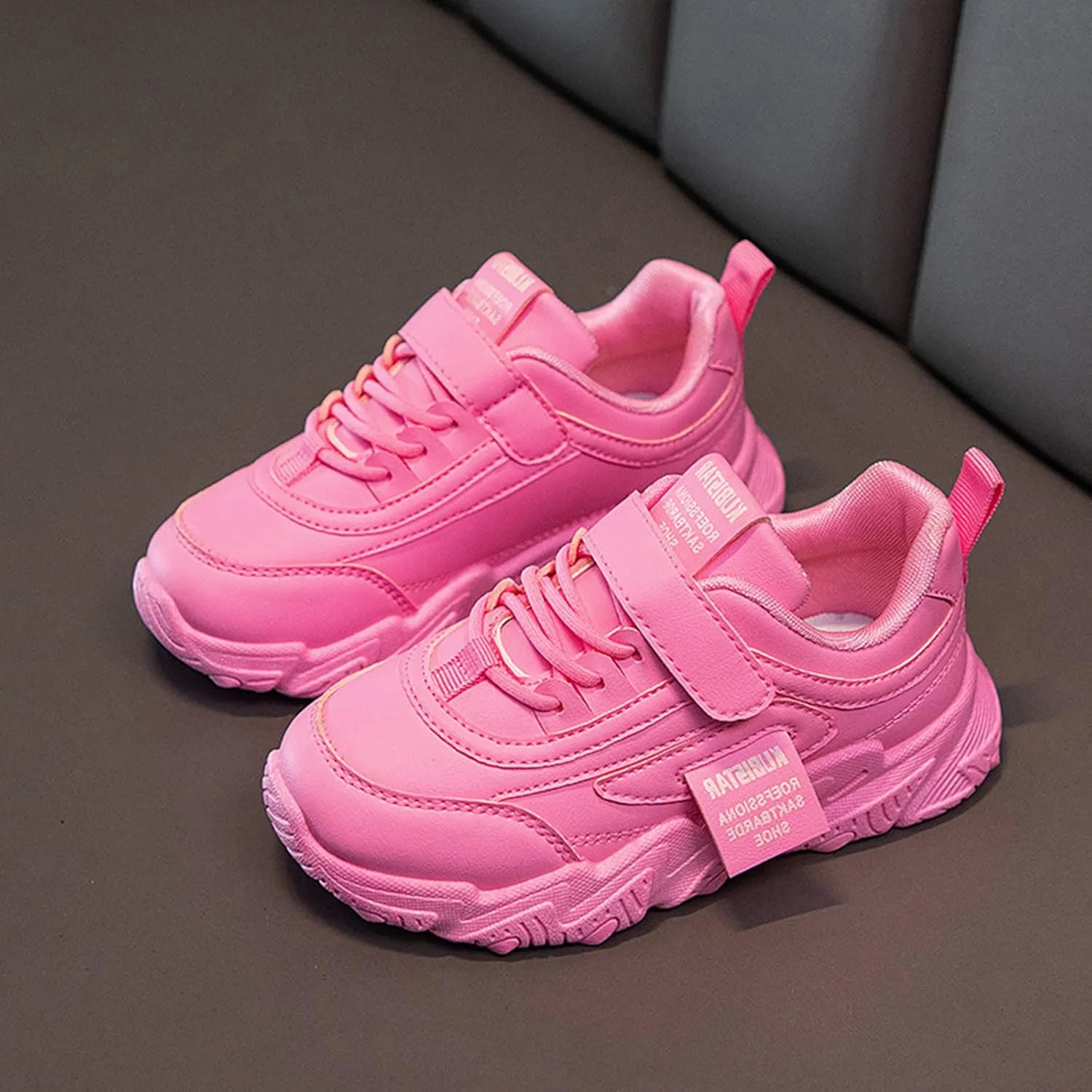 Fashion Kids' Flat Shoes Boys Girls Lightweight Fashion Sneakers Low Top Casual School Walking Tennis Shoes